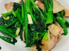芥兰炒叉烧-惠爱餐厅