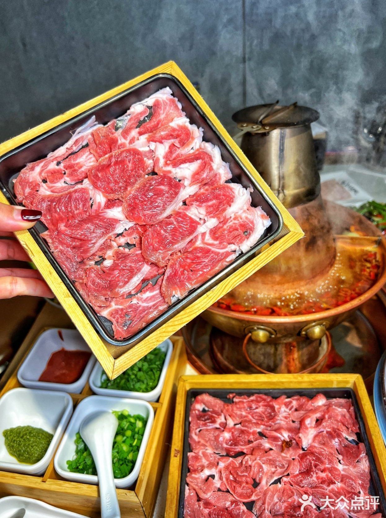 北京美食探店[调皮]去古铜吃铜锅涮肉