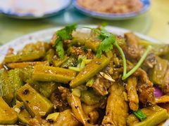 鱼骨焖苦瓜-众源美食(光复阁店)