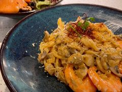 芝士蘑菇鲜虾意大利面-BE BRIGHT KITCHEN(正佳广场店)