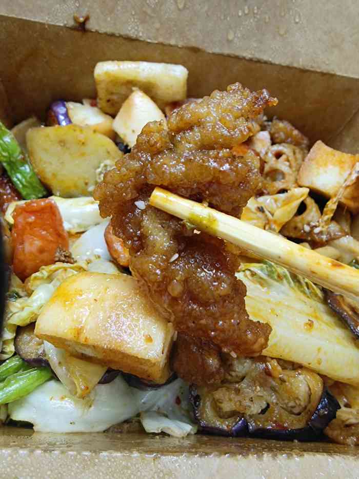 木梨小摊炸串拌饼(珠海前山店)-"忘了送烤饼店家好心说下次给双份