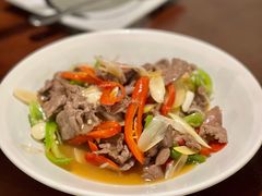 酸木瓜炒牛肉-紫滇源云南生态菜(丹凤街店)