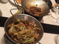 香锅开心花菜-小菜园新徽菜(芜湖镜湖苏宁店)