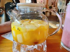 新鲜水果茶（壶）（热）-新月集庭院咖啡馆(老邮局店)