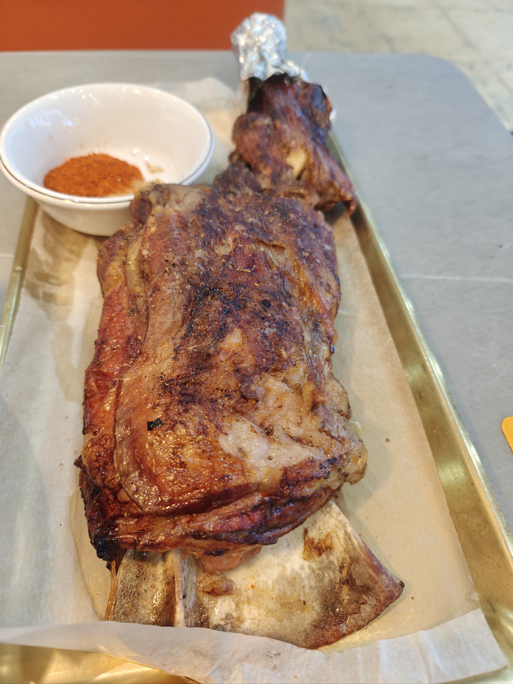 大羊腿吃成减脂餐
