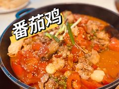 -贵州辣子鸡番茄鸡