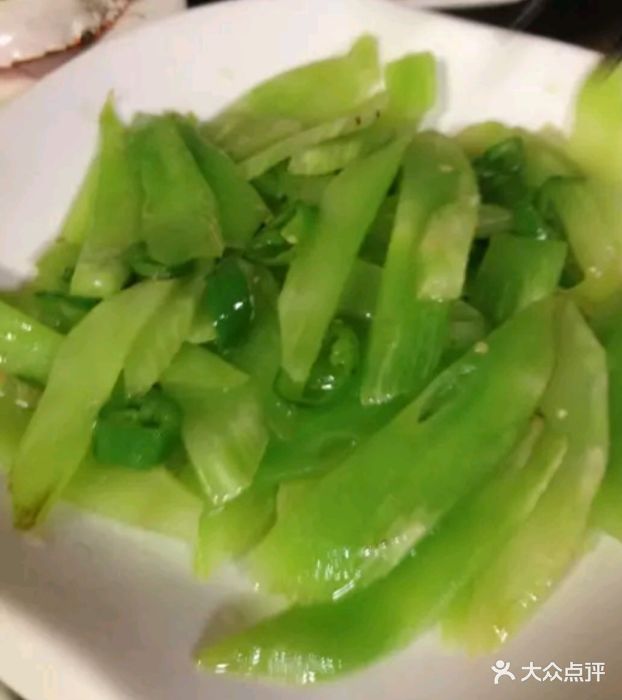 虾佬海鲜食店清炒窝笋图片 - 第1张