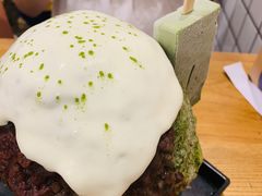 抹茶生乳かき氷-WONDER ICE 萬得冰田(建設路总店)