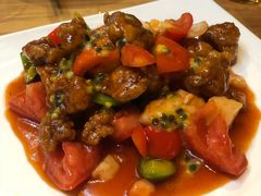 百香果菠萝生炒骨-渔太泰漓江小馆·广西融合菜(西街店)