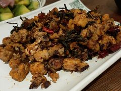 普洱茶炒包浆豆腐-云海肴云南菜(花园城店)