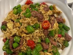 碎椒牛肉鸡蛋拌面-文三里屯面馆(三里屯店)