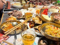 -草家酱蟹炭火烤肉店(珲春南路一店)
