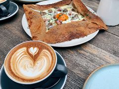 鸡蛋蘑菇熏肉荞麦可丽饼-RAC BAR(安福路店)