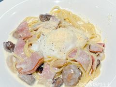 培根蛋汁意面-TAMATI(巴黎贝甜韩式西餐厅店)