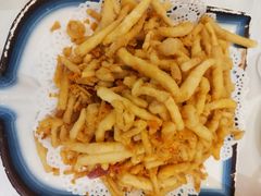 蛋黄肉松白玉菇-大眼锅贴水饺(河东店)