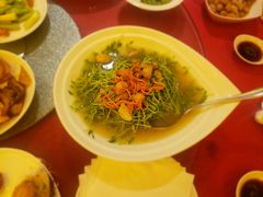 鲜虫草花上汤时蔬-厦门宝龙铂尔曼大酒店·龙之渊中餐厅