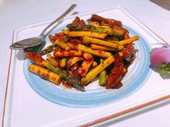 黑椒杏菇爆牛柳-上海宝华喜来登酒店·采悦轩中餐厅