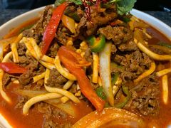 爆炒牛犊肉-马老六清真餐厅(雁滩店)