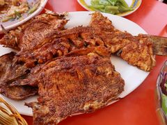 烤虹鳟鱼-何适山庄 ·可团建(水长城P2停车场店)