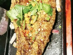 铁板香煎鳕鱼-橦橦小马扎烧烤 (传媒大学店)