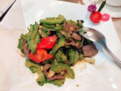 新款凉瓜炒牛肉-北海渔村酒楼·粤菜海鲜点心(新华店)