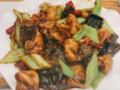 尖椒溜肥肠-晋B2008刀削面(小南庄店)