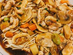 蘑菇肉丝面-爱家面馆(常州总店)