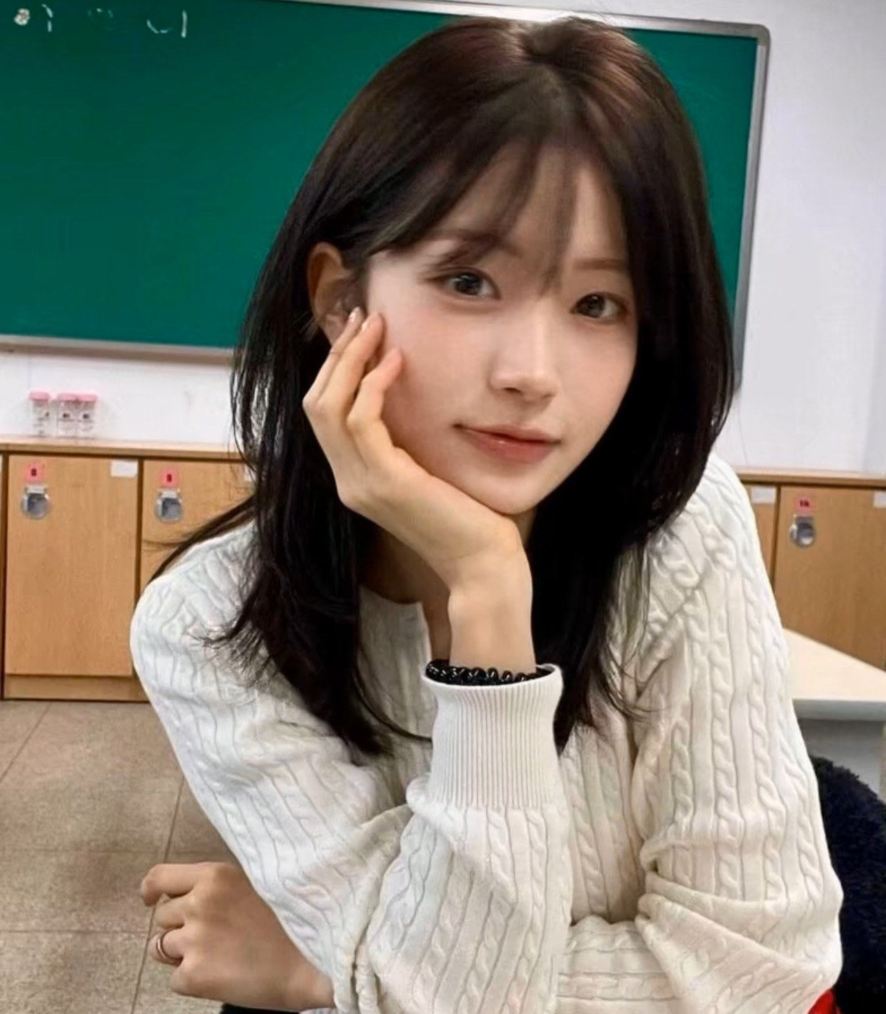 甜美清新中发韩式刘海