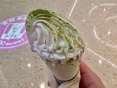 北海道冰淇淋抹茶味-肯德基(慈溪爱琴海店)