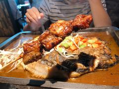 黑椒糖醋排骨-探鱼·鲜青椒爽麻烤鱼(天河优托邦店)