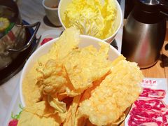 炸腐皮-为什么牛潮汕牛肉火锅(中信广场店)