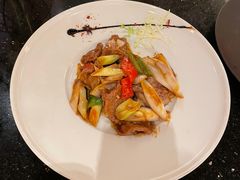 蒜香炒牛肉-铭轩中餐厅·海南菜·粤菜(亚龙湾瑞吉店)