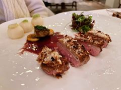 香烤鸭胸配法国杏仁糖-Jean Georges