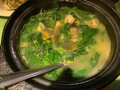 上汤皮蛋煮枸杞叶-百味馆·粤菜·湛江菜(后海花园店)
