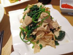 豆皮菠菜-秦香阁·西北家常菜(徐汇日月光中心店)