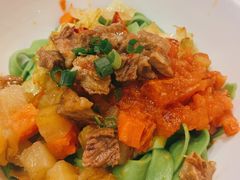 西安菠菜面-古井假日酒店-古井面馆•淮上豆府(长江东路店)