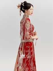 点击看大图 -艾拉·女王婚纱礼服馆
