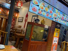 -东来菜馆•手抓海鲜家常菜•海鲜锅贴(鸽子窝店)