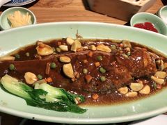 腊八蒜烧大黄鱼-顺承小院儿