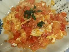 番茄土鸡蛋-余家庄肥肠鱼地方汤锅(银杏大道店)