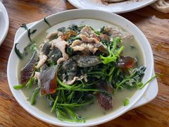 上汤皮蛋西洋菜-大赤坎肥仔强烧味海鲜餐厅(大赤坎店)