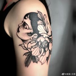 blackwork-黑旗纹身