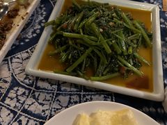 虾酱炒空心菜-滇道云南特色料理(康定路店)