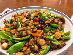 双椒滑炒鸡-红旗饭庄