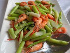 芦笋炒河虾-道道鲜·崇明私房菜(五角场店)
