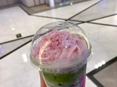 粉樱冰抹茶拿铁-星巴克(北京复兴路店)