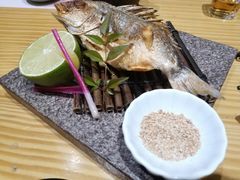 盐烤六线鱼-花潮料理艺食馆(世欧广场店)