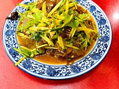 蒜泥毛肚-北大地皖峰饭馆