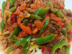 辣子拌面-莎车清真美食