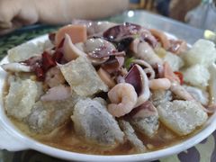 三鲜焖子-友利砂锅居(烟台店)